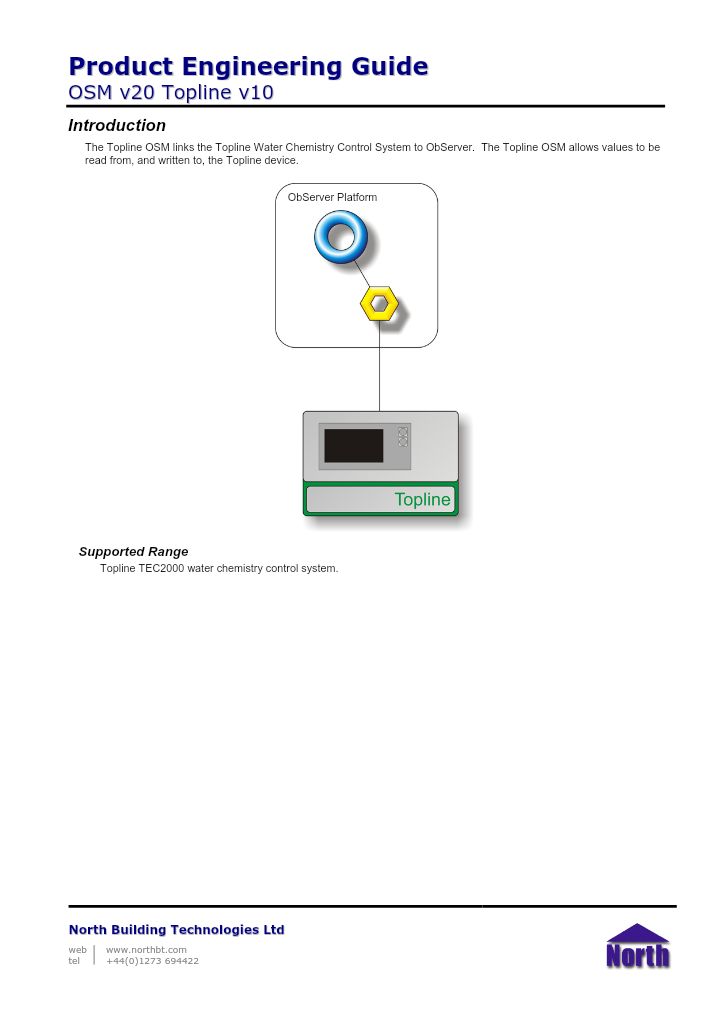 Preview thumbnail of page 1 of the TopLine Engineering Guide PDF document.